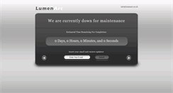 Desktop Screenshot of lumenarc.co.uk
